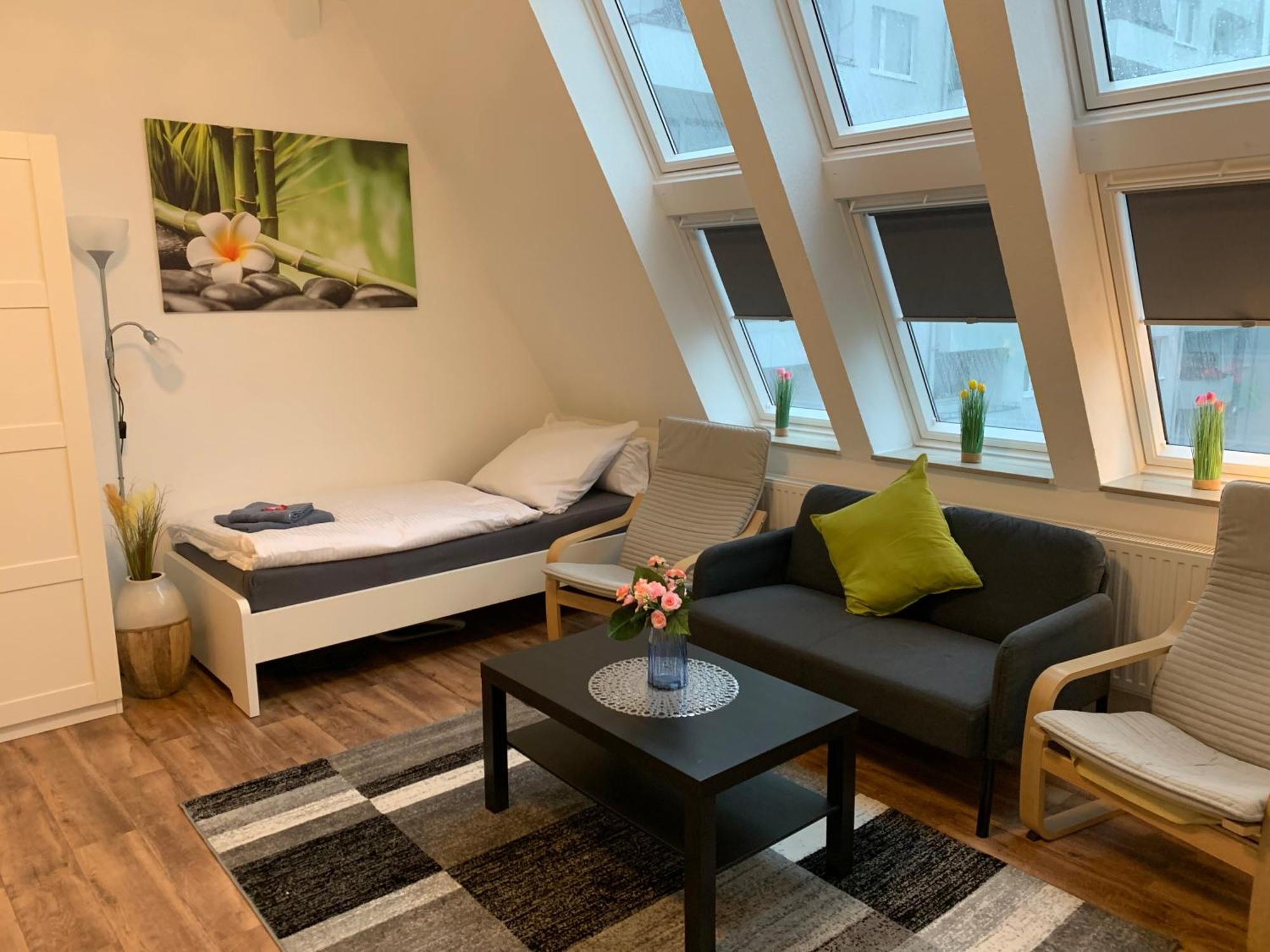 Cityapartment Platinum-Zentrum Mit Parkplatz Bielefeld Exteriör bild